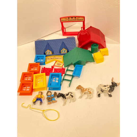 Lincoln Logs Rocky Mountain Ranch Building Set  Excellent Condition Complete 150 - Picture 9 of 10